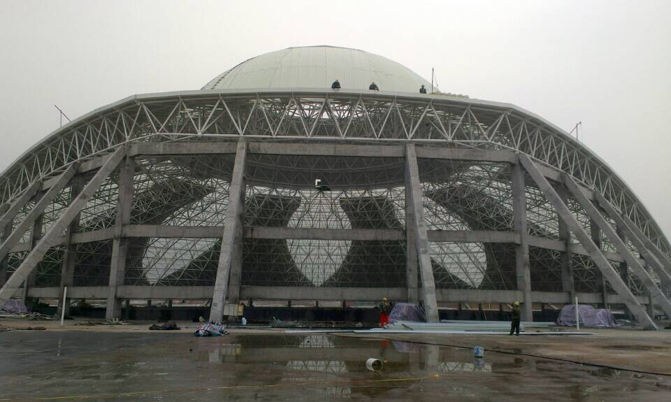 彭州温泉馆网架工程